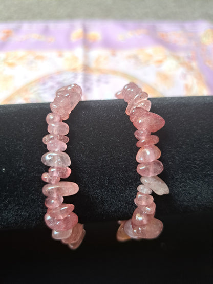 Mixed Chip Beads Elasticated Bracelets