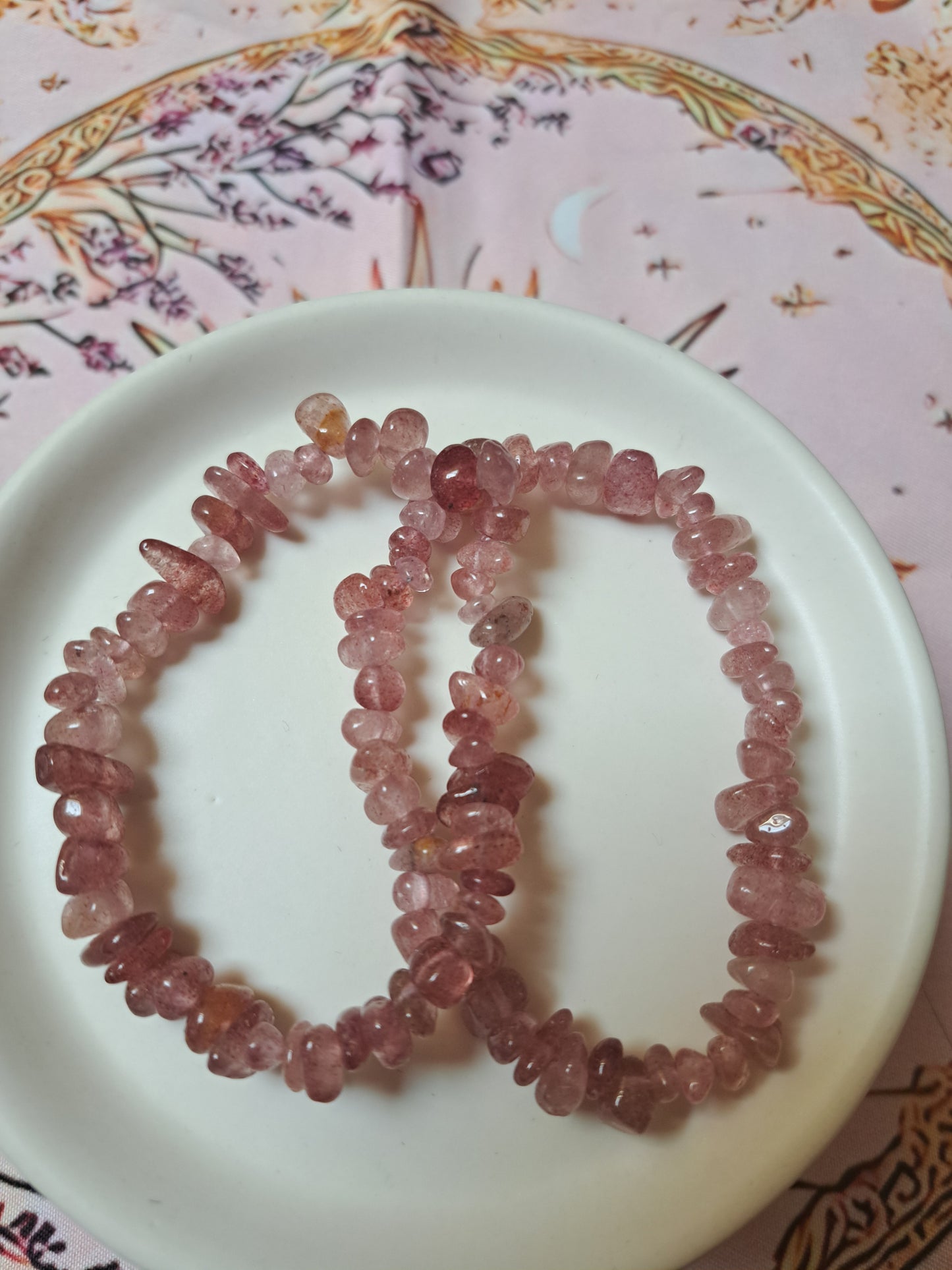 Mixed Chip Beads Elasticated Bracelets
