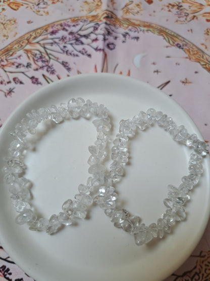 Mixed Chip Beads Elasticated Bracelets