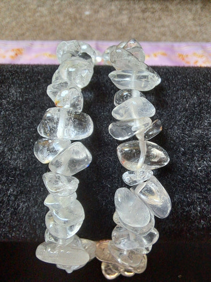 Mixed Chip Beads Elasticated Bracelets