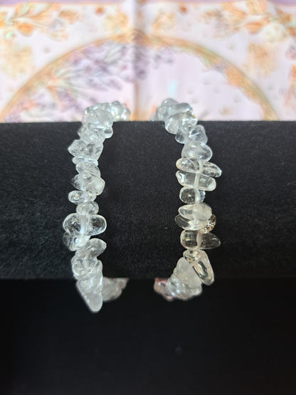 Mixed Chip Beads Elasticated Bracelets