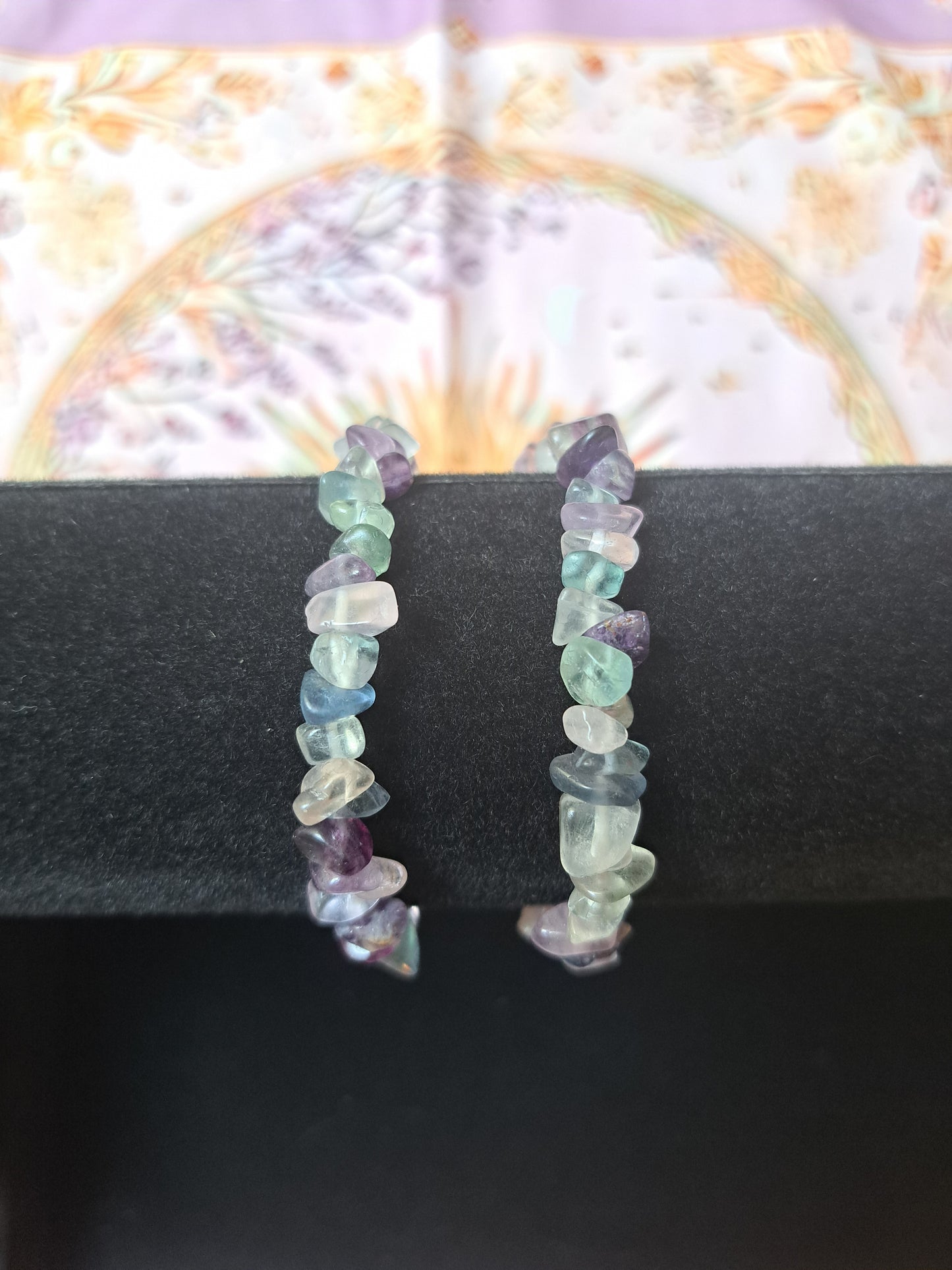 Mixed Chip Beads Elasticated Bracelets