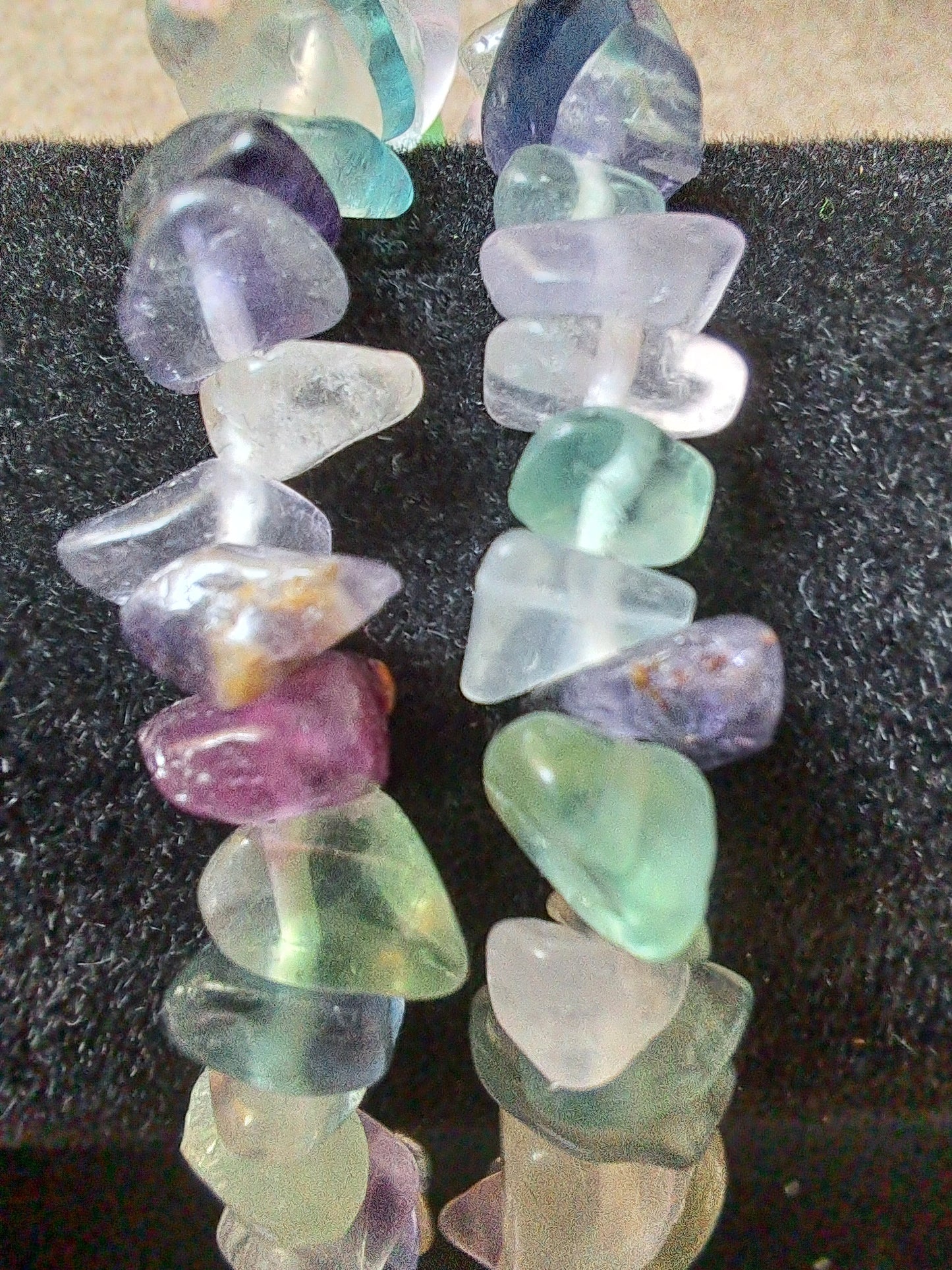 Mixed Chip Beads Elasticated Bracelets