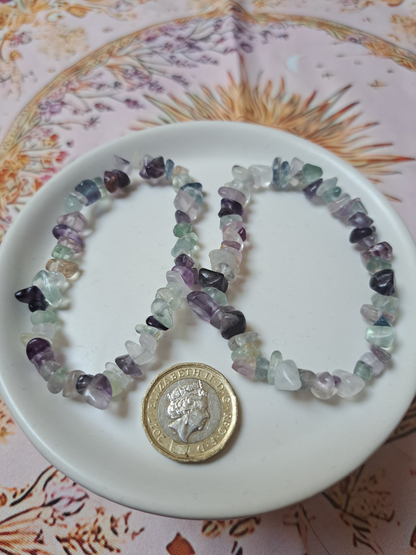 Mixed Chip Beads Elasticated Bracelets