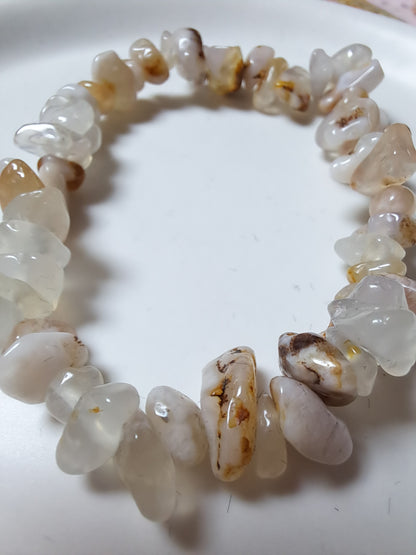 Mixed Chip Beads Elasticated Bracelets
