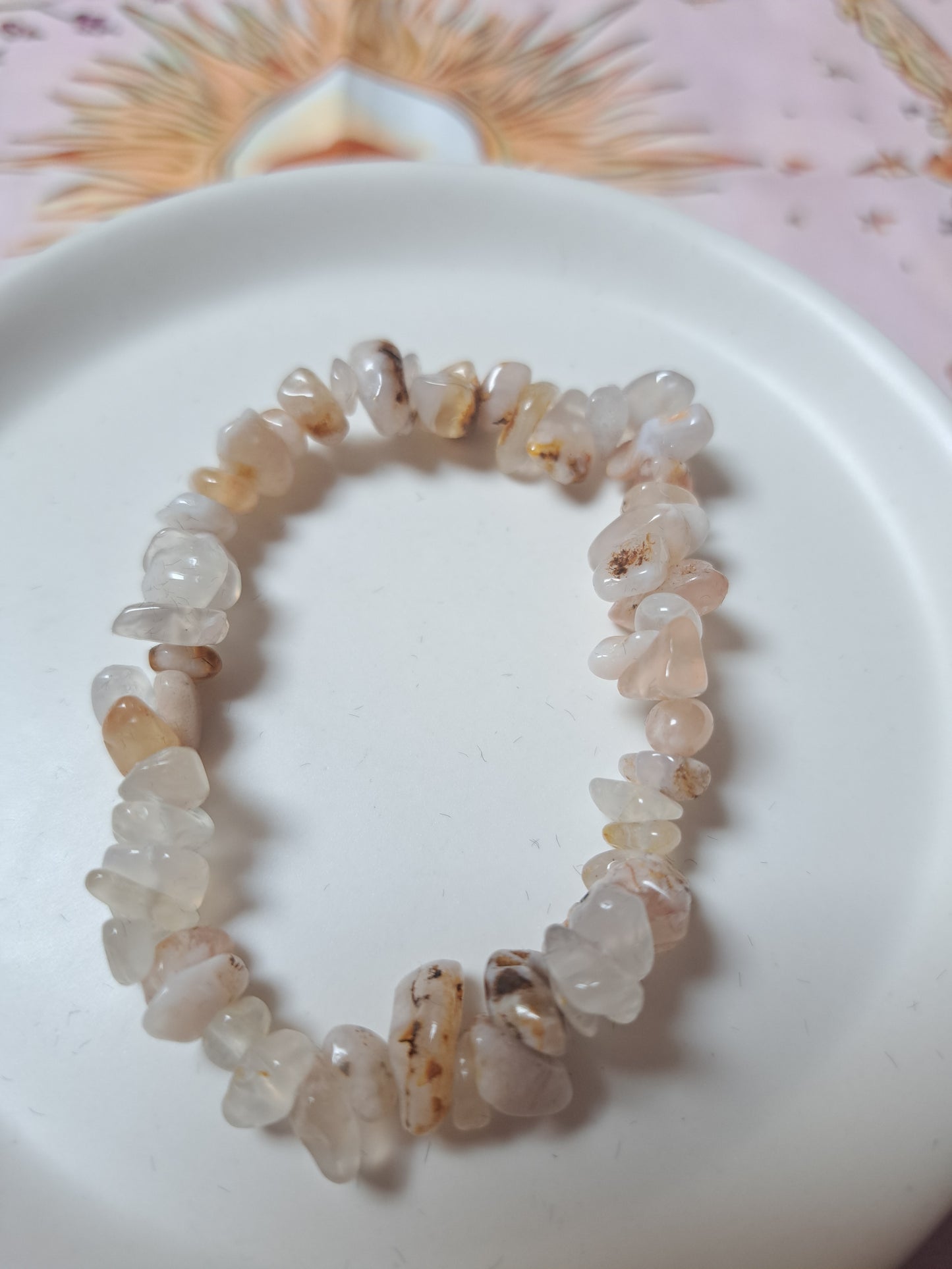 Mixed Chip Beads Elasticated Bracelets