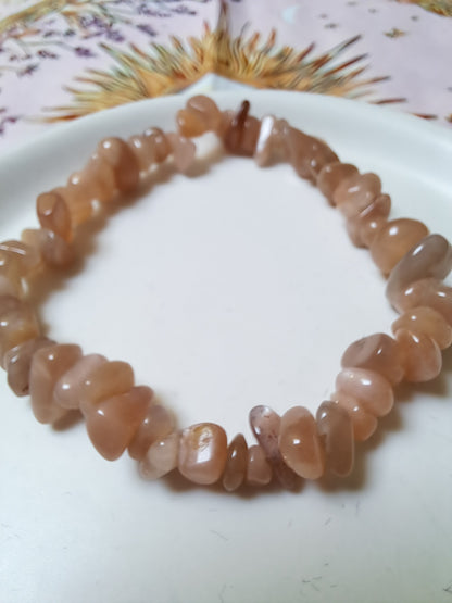 Mixed Chip Beads Elasticated Bracelets