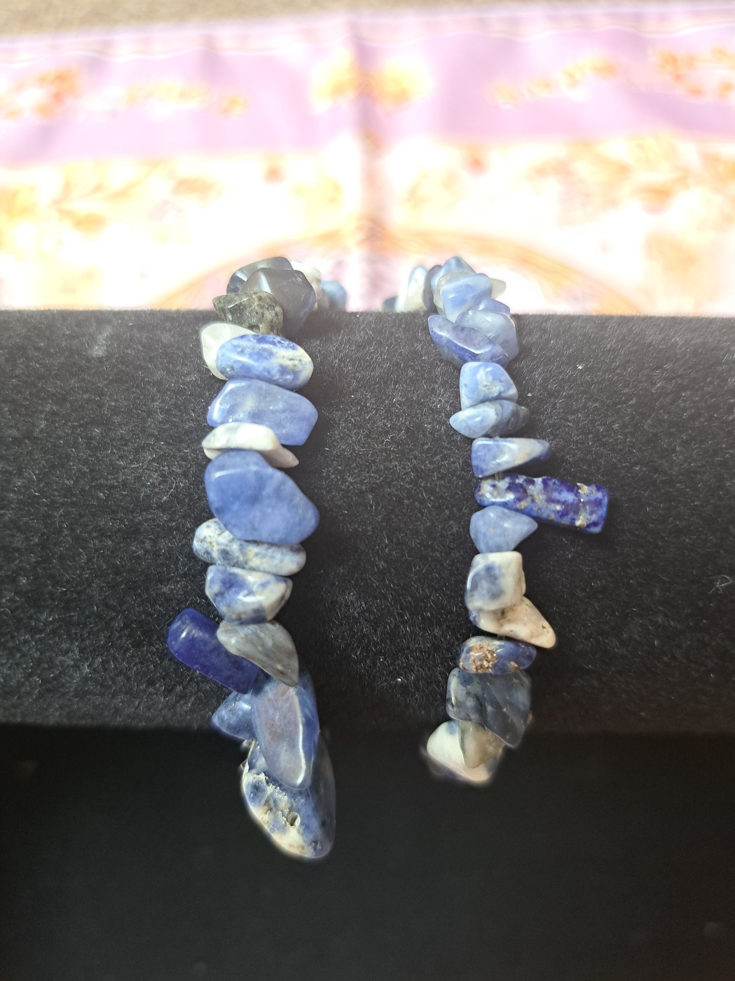Mixed Chip Beads Elasticated Bracelets