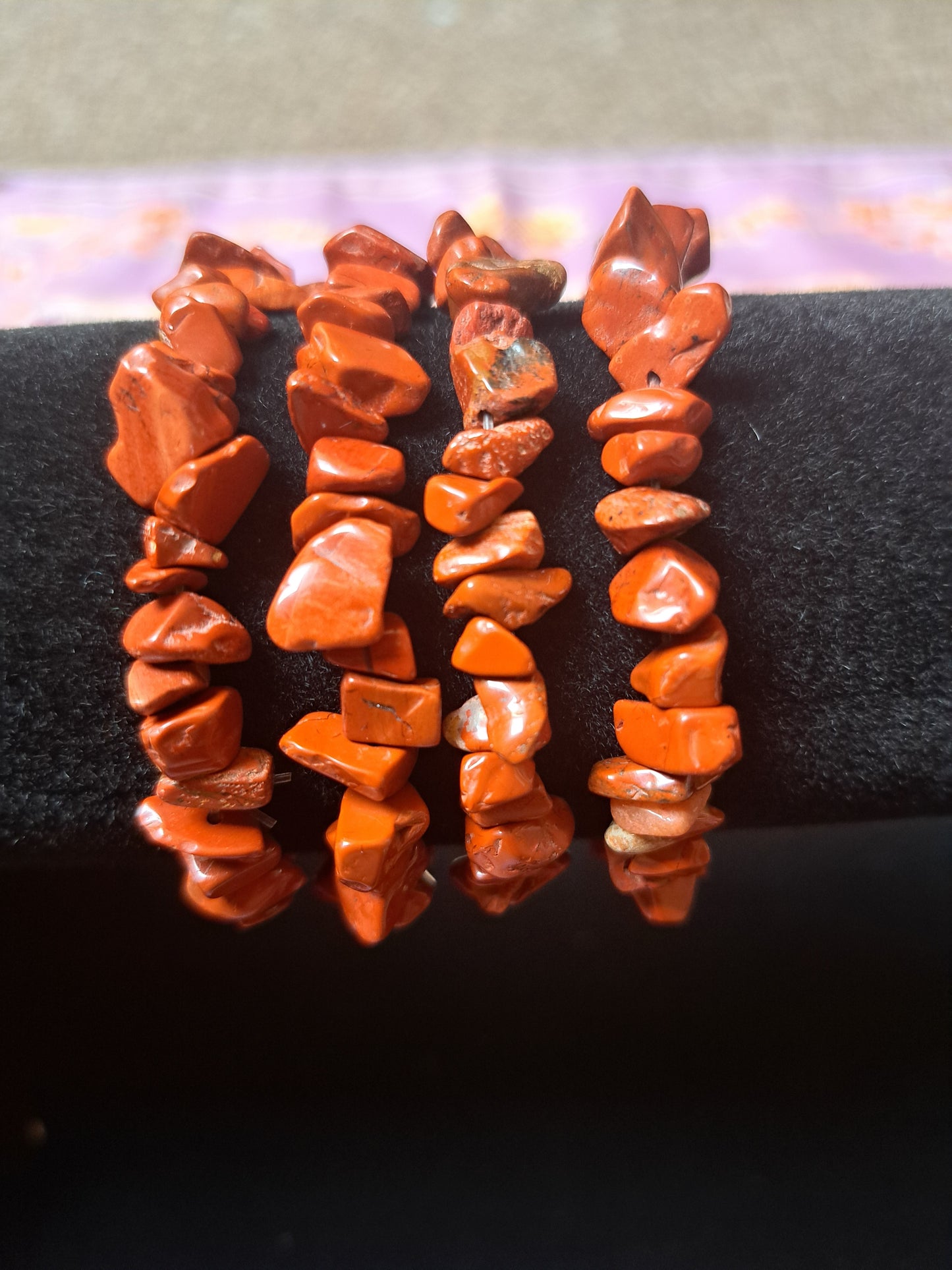 Mixed Chip Beads Elasticated Bracelets