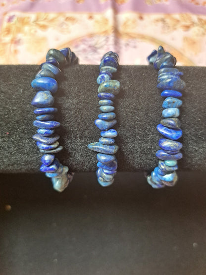 Mixed Chip Beads Elasticated Bracelets