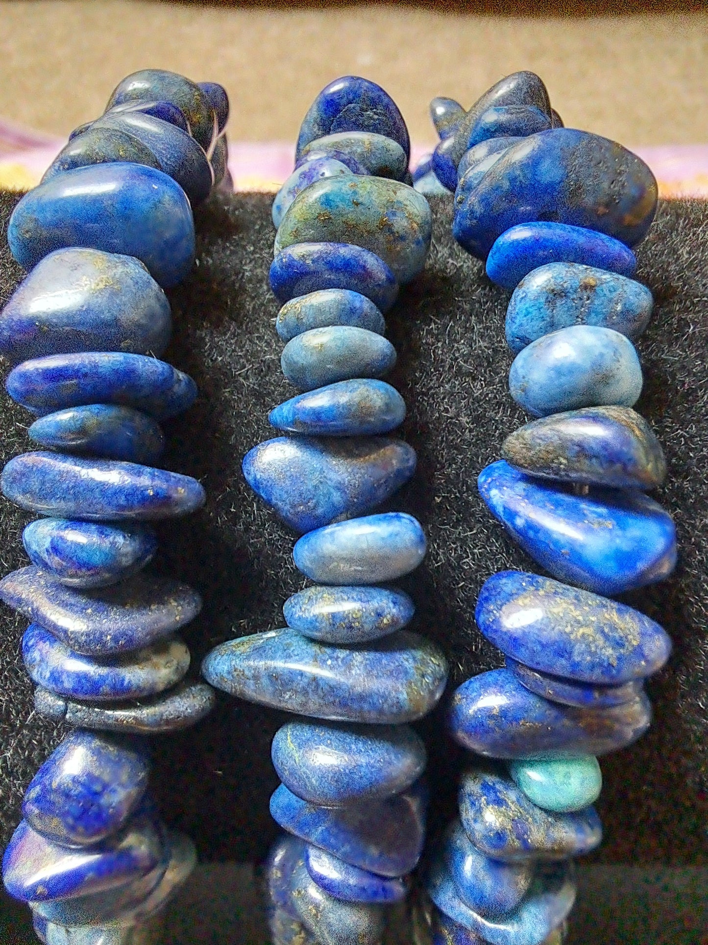 Mixed Chip Beads Elasticated Bracelets