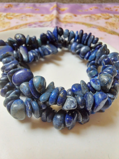 Mixed Chip Beads Elasticated Bracelets