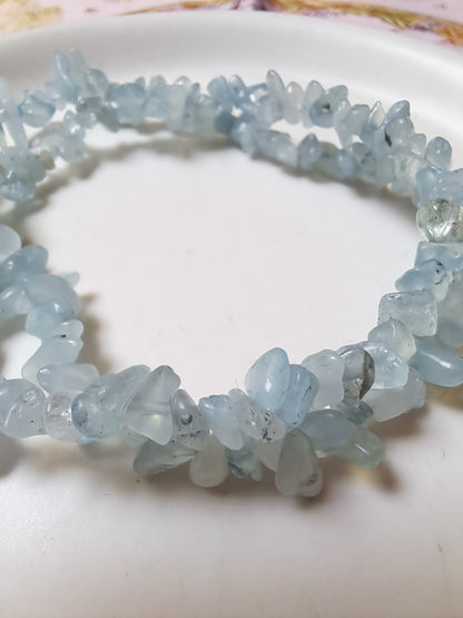 Mixed Chip Beads Elasticated Bracelets
