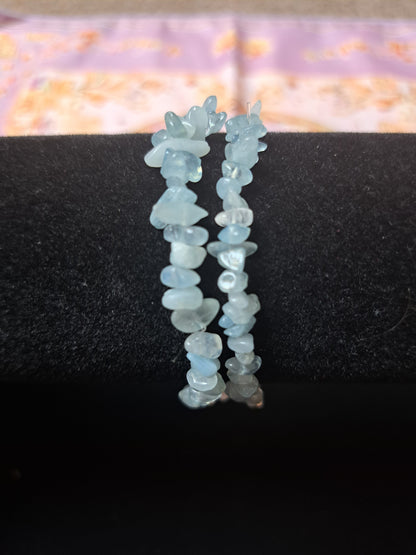 Mixed Chip Beads Elasticated Bracelets