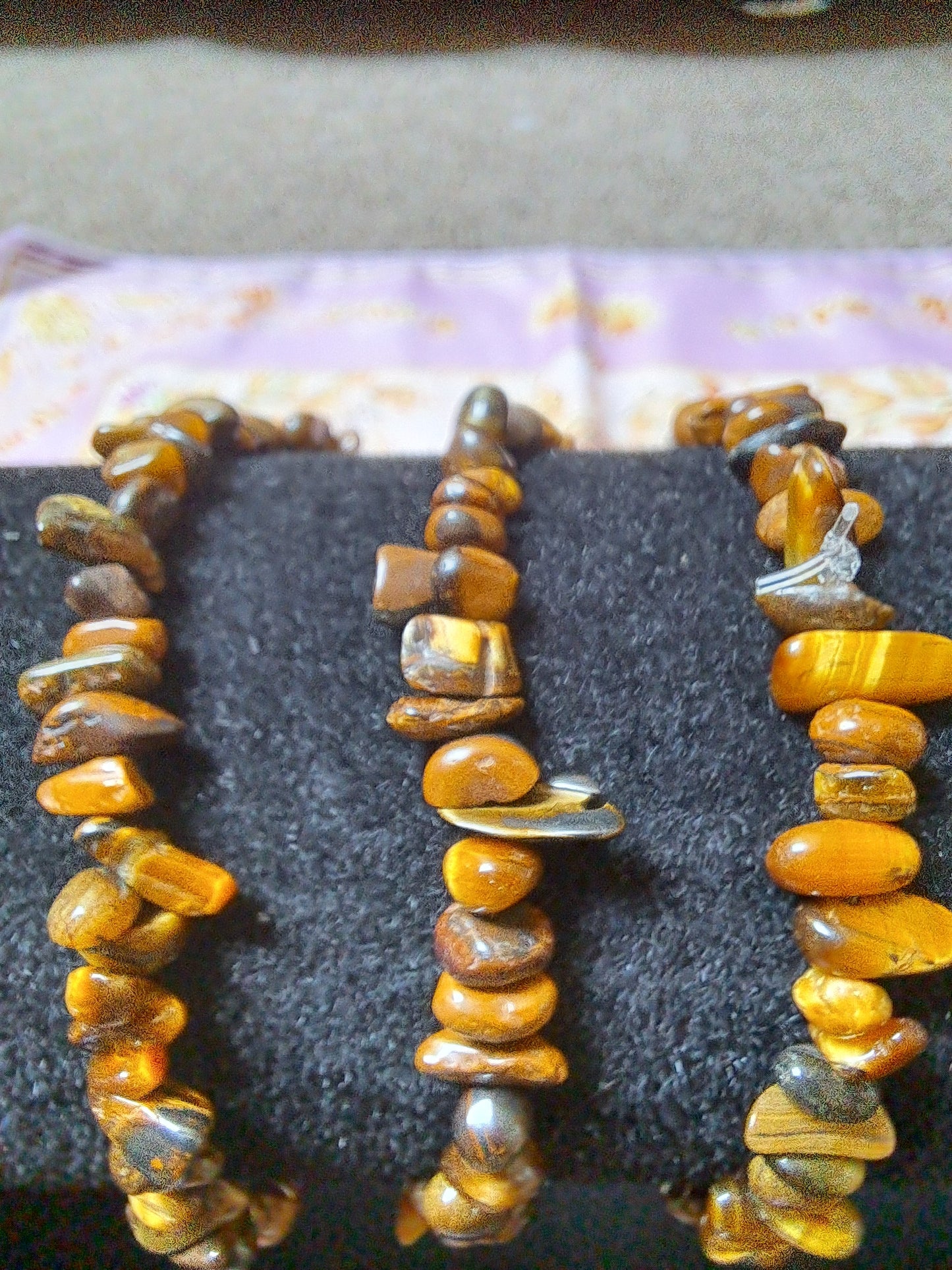 Mixed Chip Beads Elasticated Bracelets