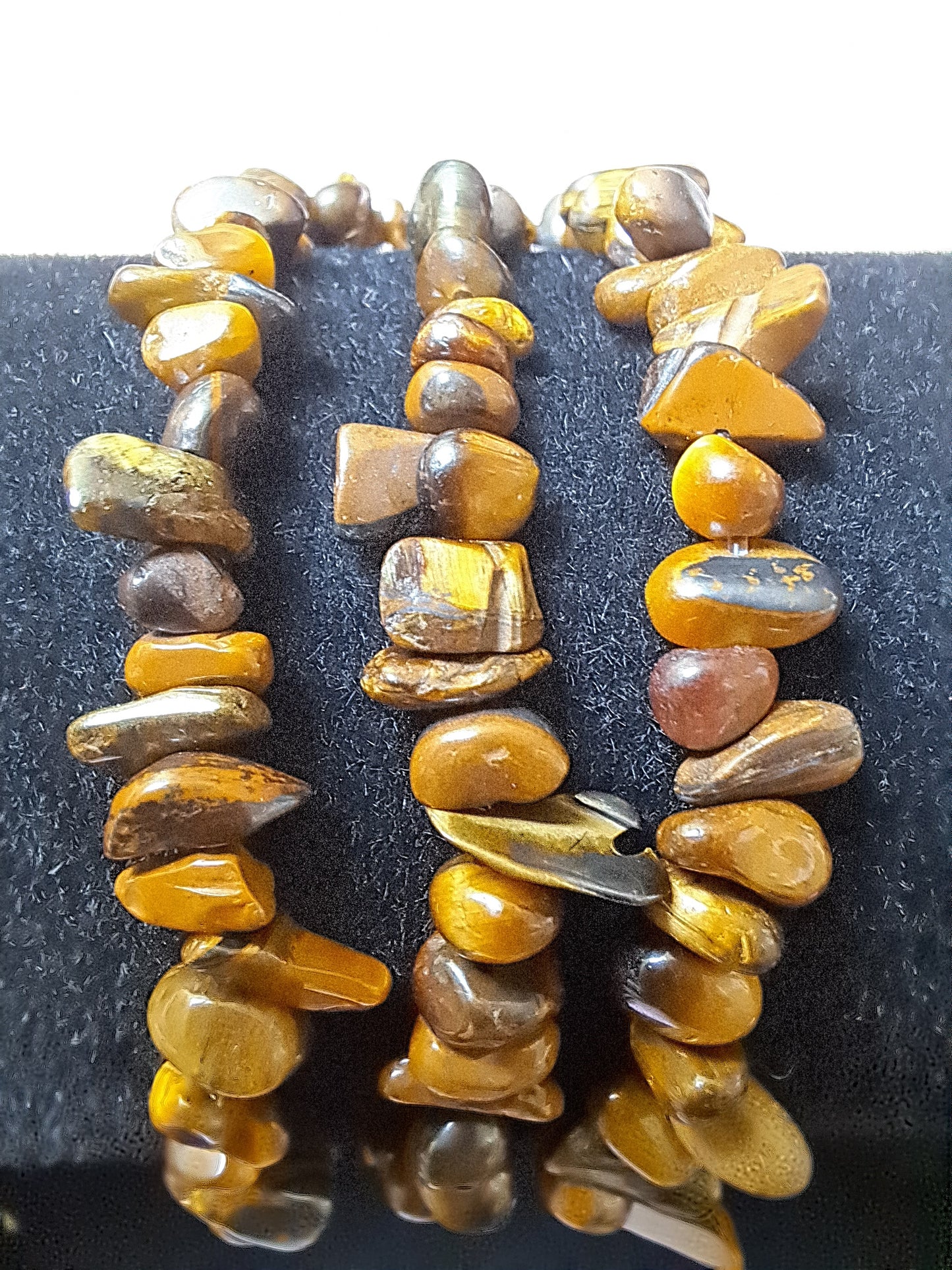 Mixed Chip Beads Elasticated Bracelets