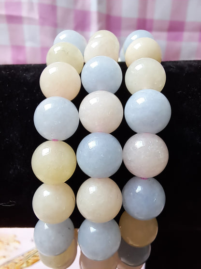 8mm Elastic Crystal Bracelets in different materials