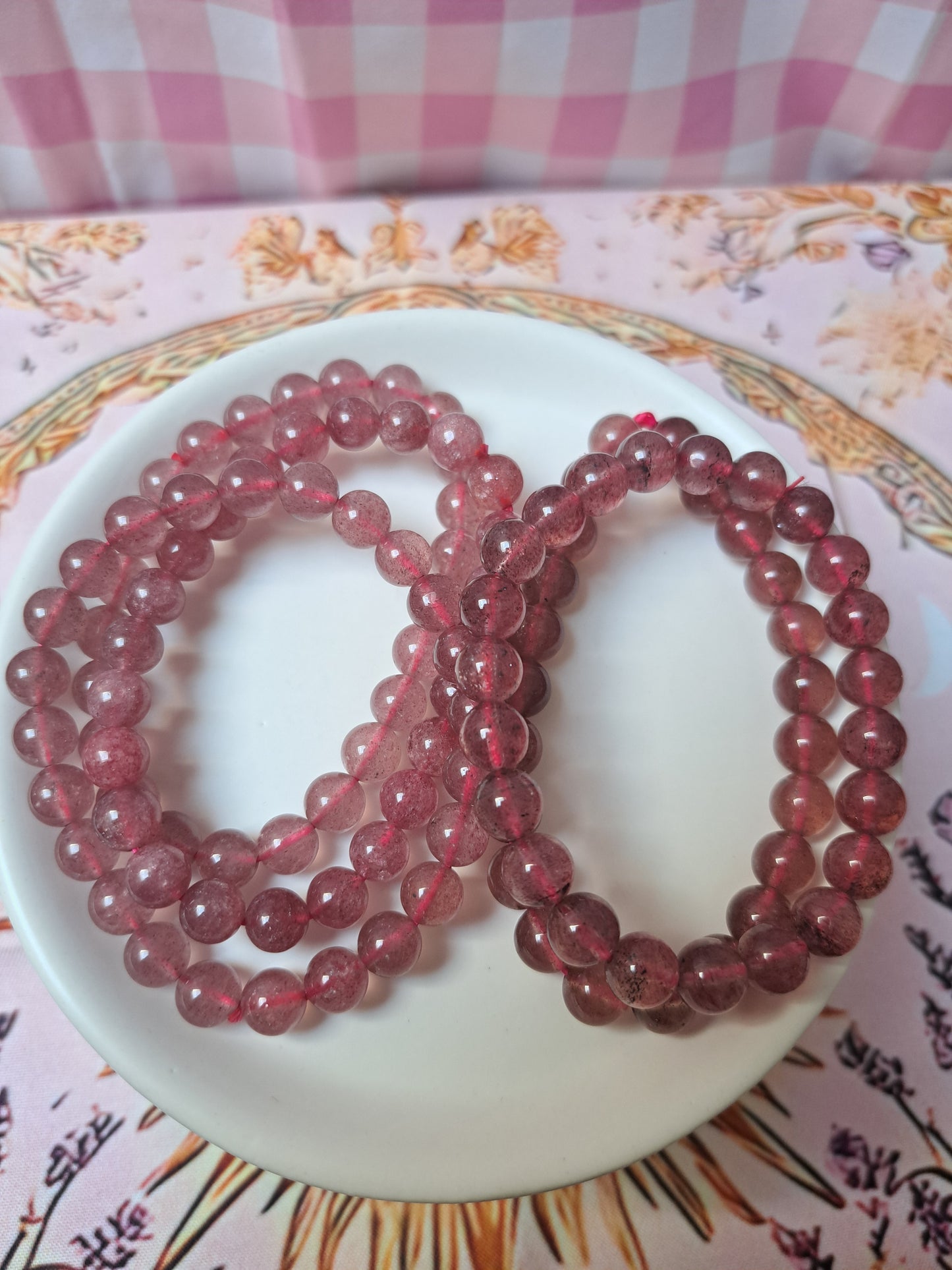 8mm Elastic Crystal Bracelets in different materials