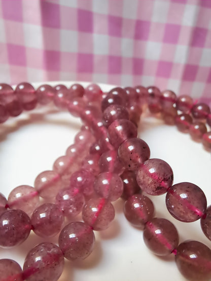 8mm Elastic Crystal Bracelets in different materials