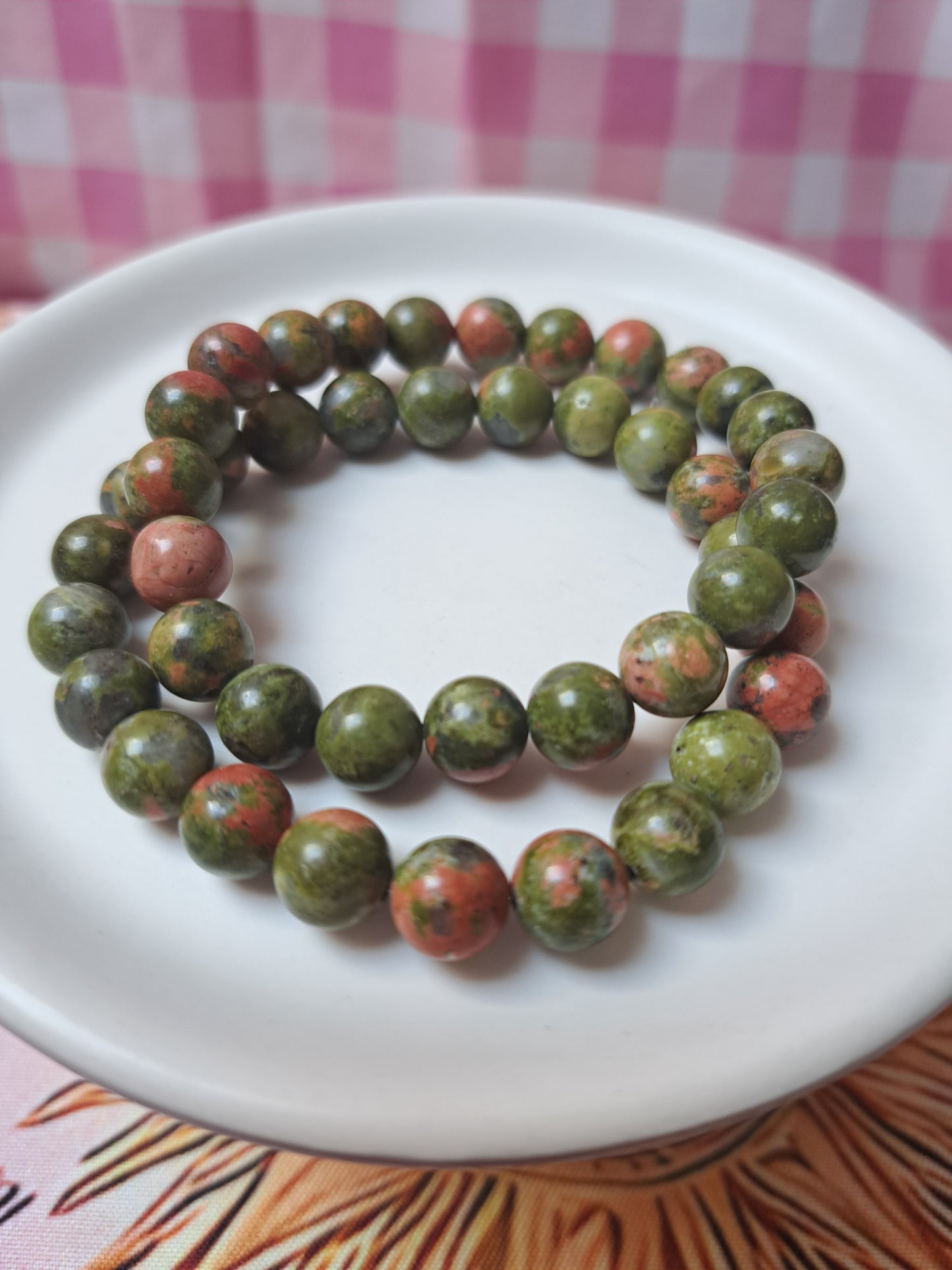 8mm Elastic Crystal Bracelets in different materials