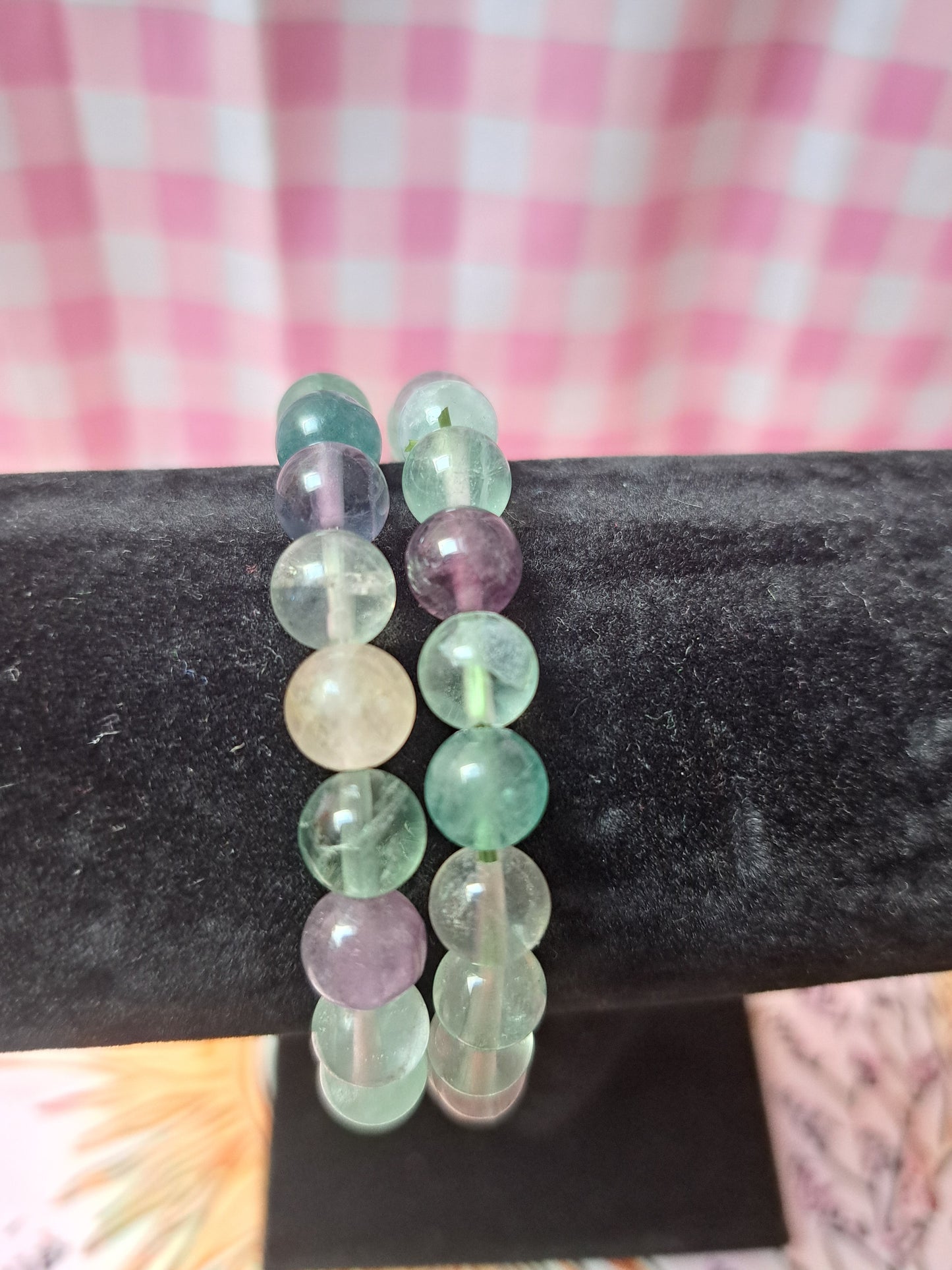8mm Elastic Crystal Bracelets in different materials