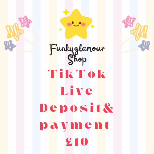 TikTok Live deposit - No refund - For checkout- Remaining balance required