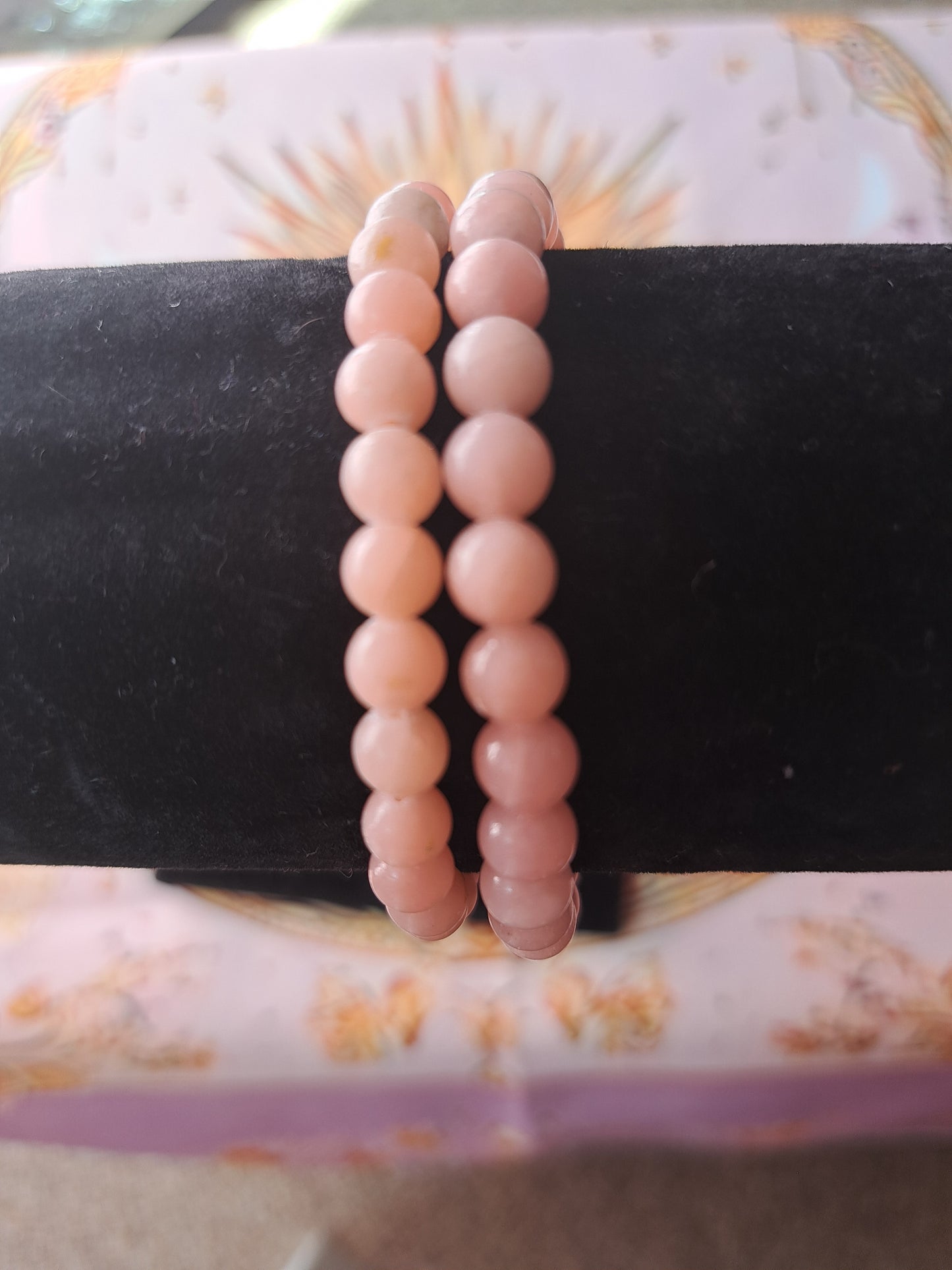 6mm Mixed variants Elastic round beaded bracelets
