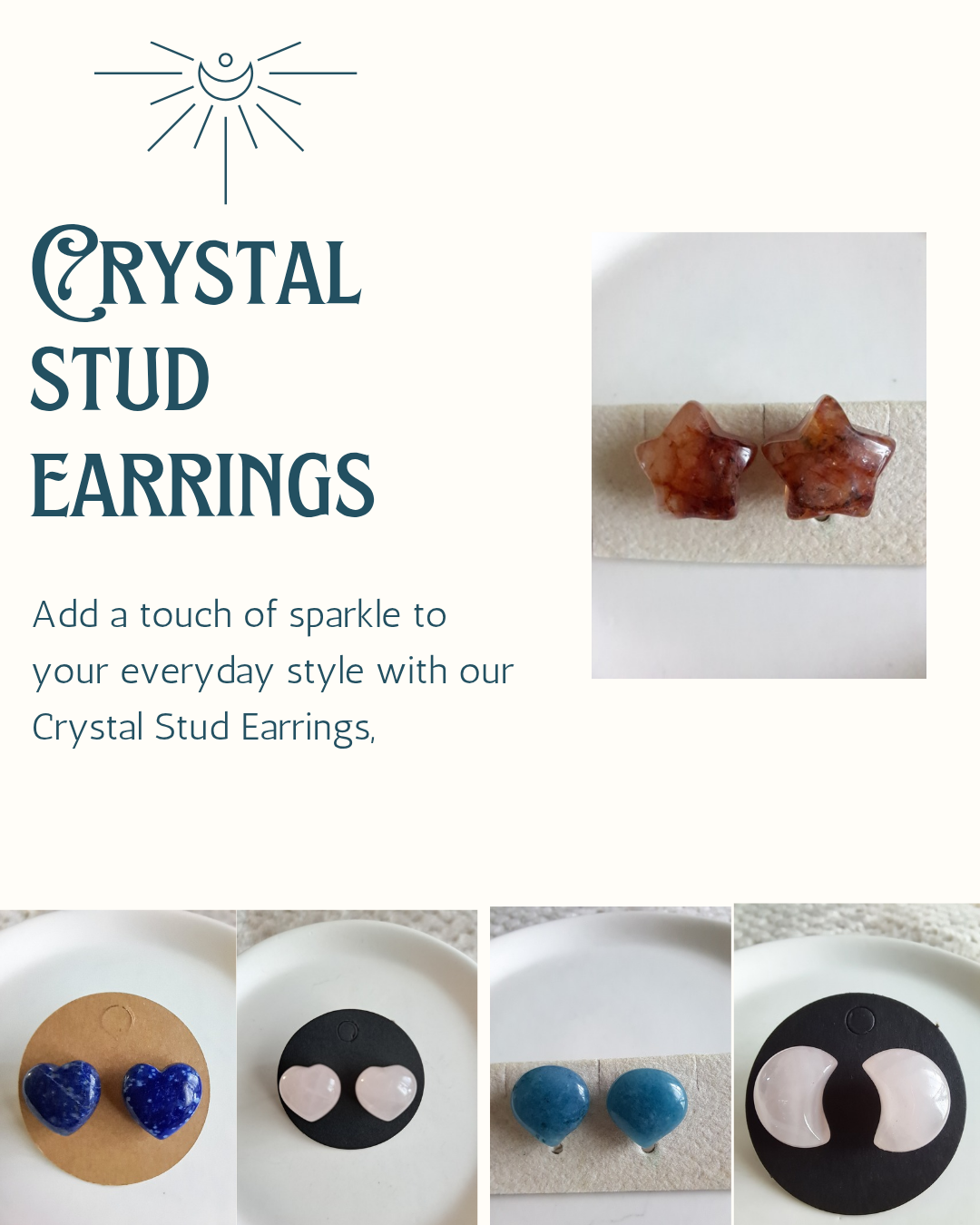 Crystal Stud Earrings