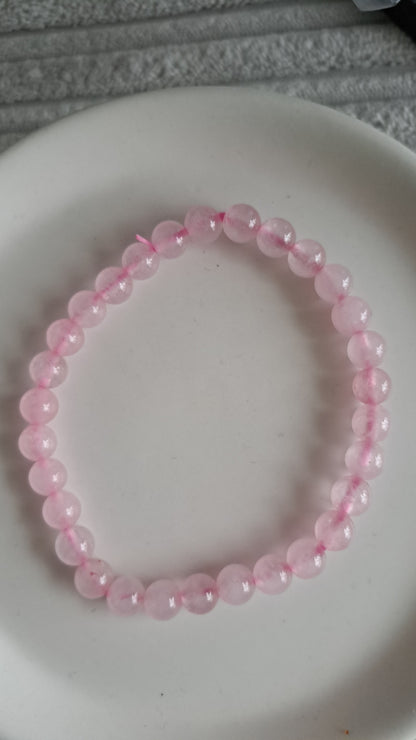 6mm Mixed variants Elastic round beaded bracelets