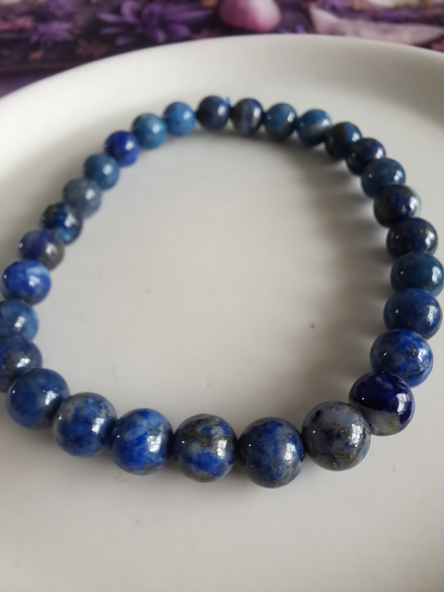 6mm Mixed variants Elastic round beaded bracelets