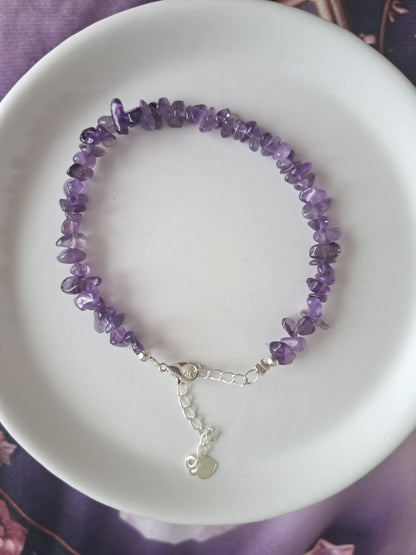 Adjustable Chip Bracelets – Natural Stone Chips (Approx. 2–5mm)