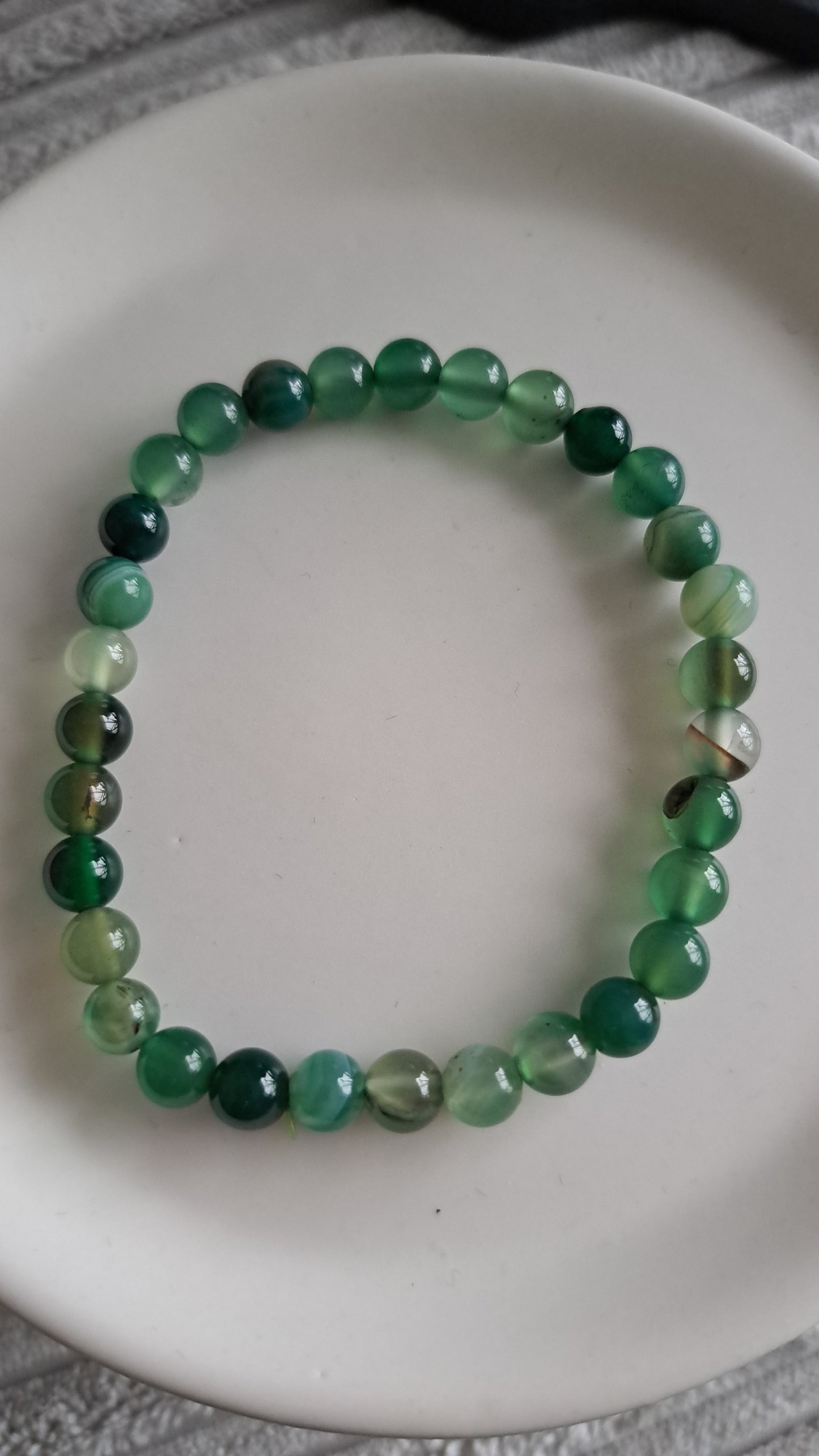 6mm Mixed variants Elastic round beaded bracelets