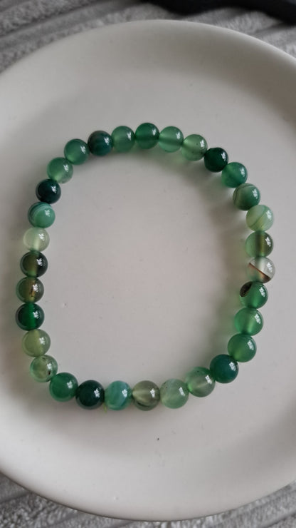 6mm Mixed variants Elastic round beaded bracelets