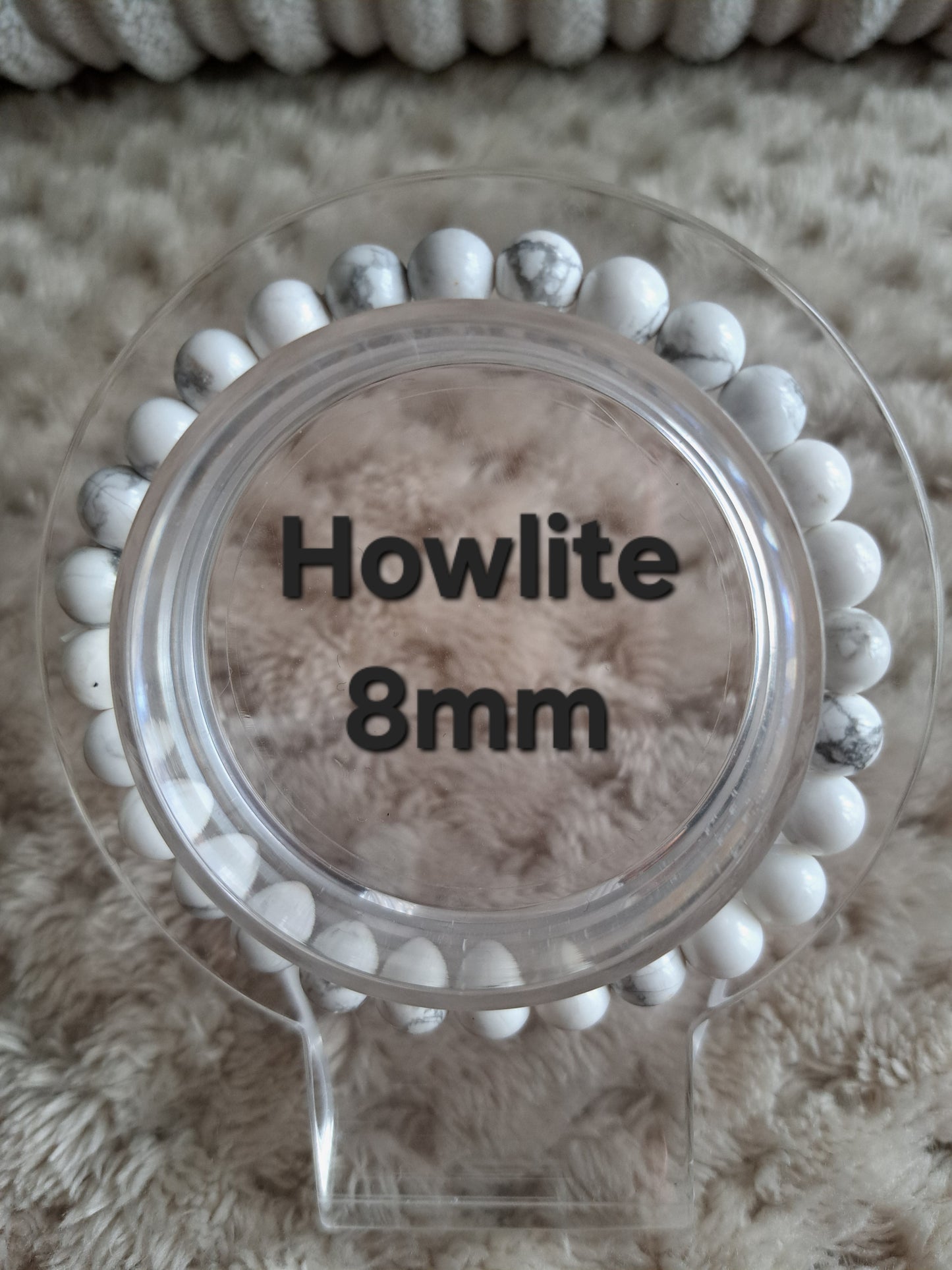 6mm Mixed variants Elastic round beaded bracelets