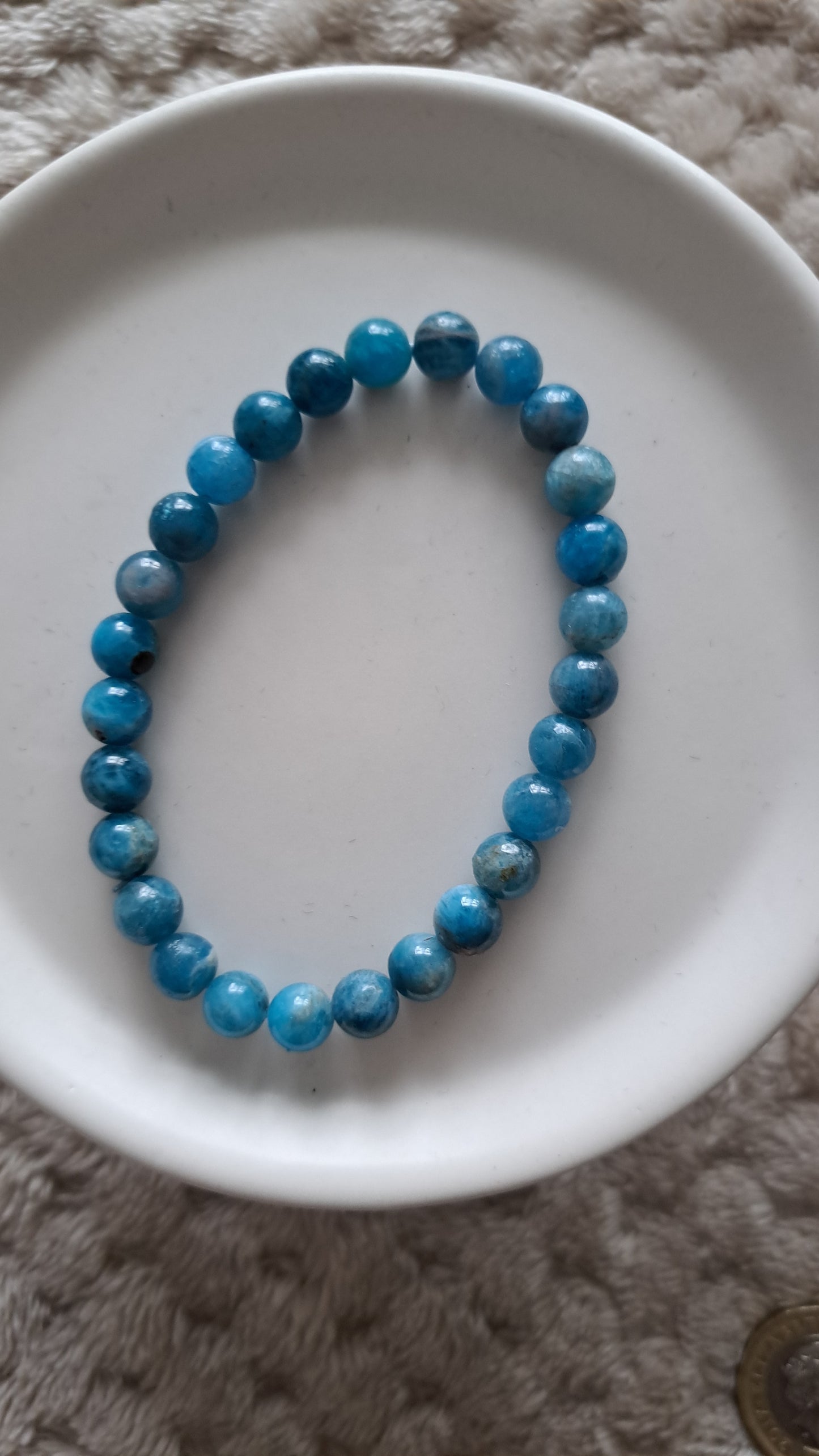 6mm Mixed variants Elastic round beaded bracelets