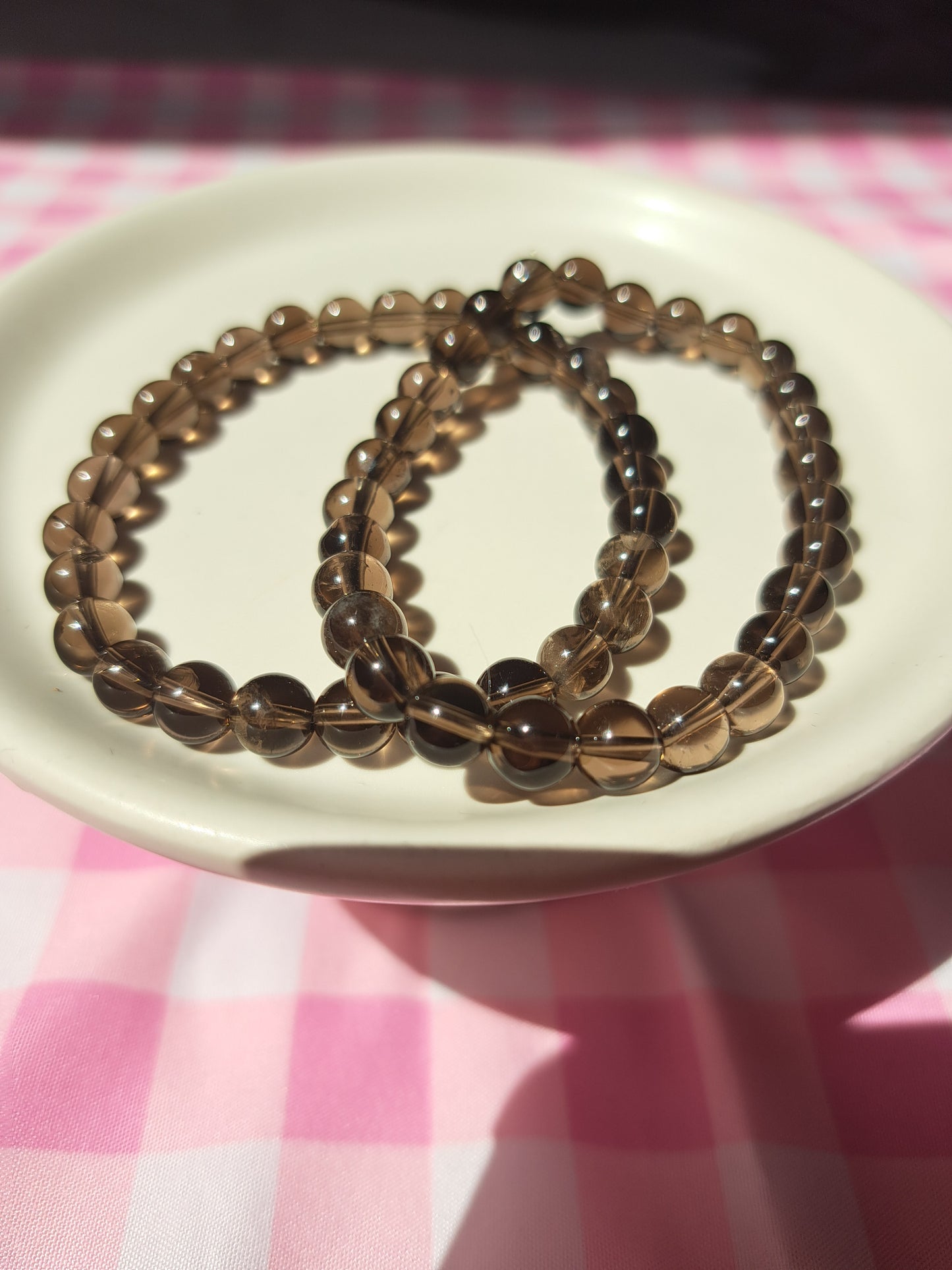 6mm Mixed variants Elastic round beaded bracelets