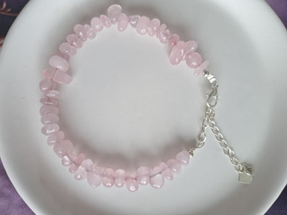 Adjustable Chip Bracelets – Natural Stone Chips (Approx. 2–5mm)