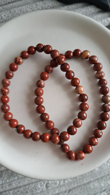 6mm Mixed variants Elastic round beaded bracelets