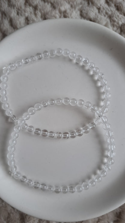 6mm Mixed variants Elastic round beaded bracelets