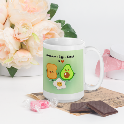 Avocado Egg Toast Mug